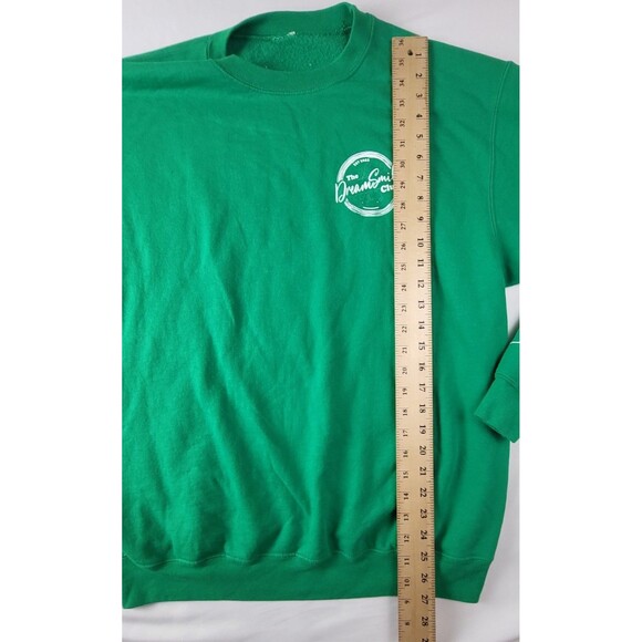 The Dream Smile Club Pullover Crew Neck Sweatshirt Unisex Large Green - Picture 6 of 7